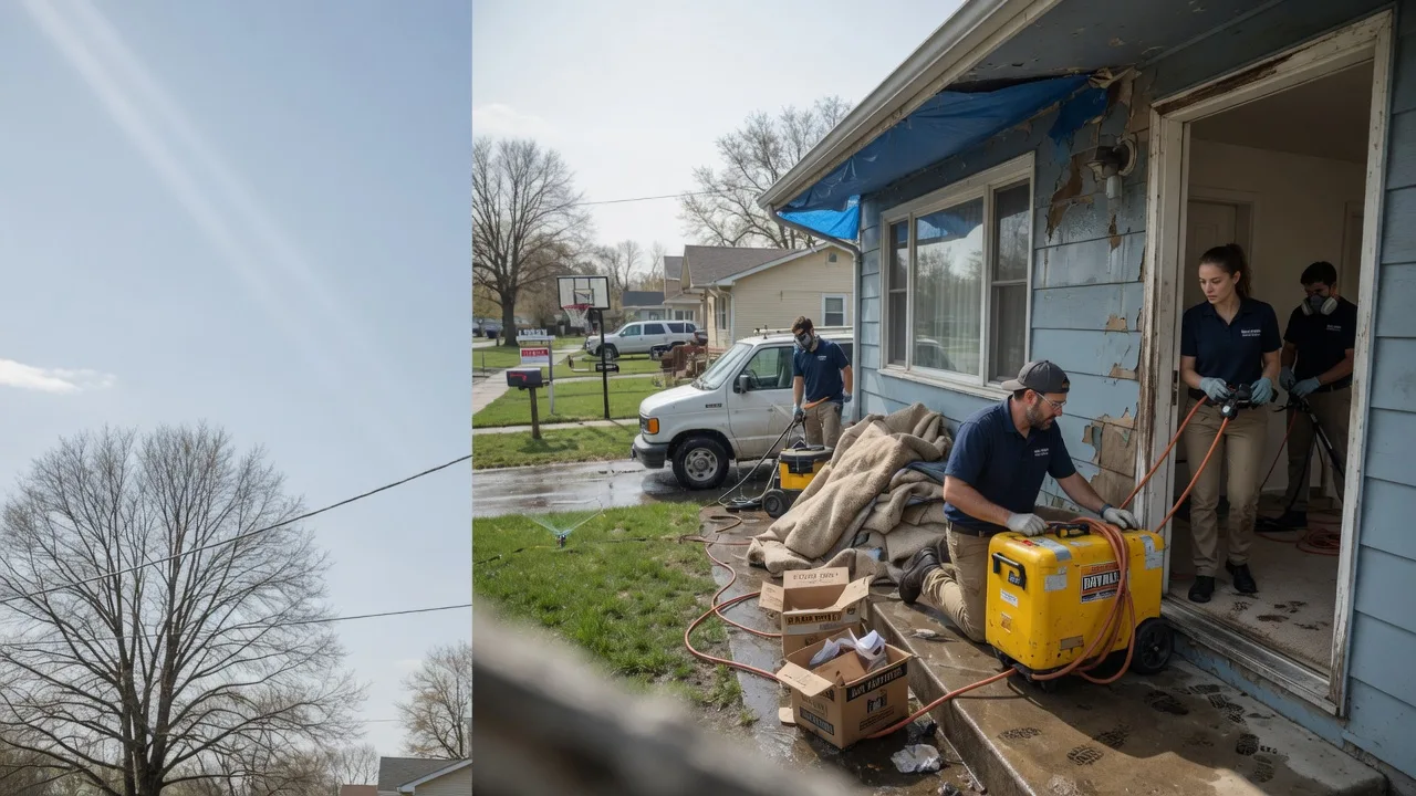 Basement Flood Cleanup in Holton, KS near me